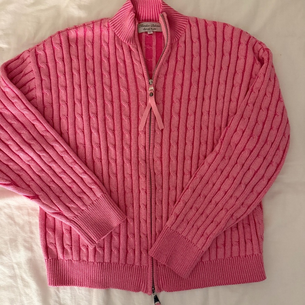 Frankie’s bikinis bea zip up sweater - Picture 2 of 4